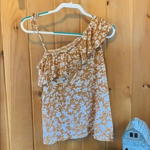 One sleeve floral shirt